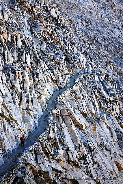 Descending south from Forester Pass, Sequoia N.P.