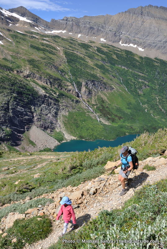 Gunsight Pass Trail.