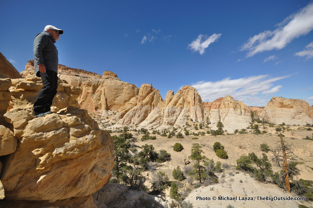 Steve Howe in Blow Sand Canyon.