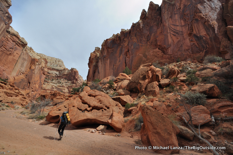 Cap4-69 Penny, Chimney Rock Canyon, Capitol Reef NP, UT