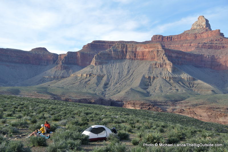 Gran4-80 Camp below Zoroaster Temple, Grand Canyon
