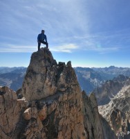 Saw14-012 Me atop Mt. Heyburn, Sawtooth Wilderness, ID