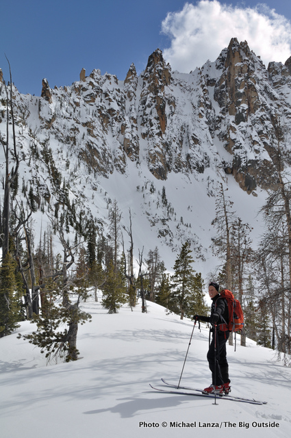 At the upper Bench Lake, below Mt. Heyburn, Sawtooth Mountains, Idaho.