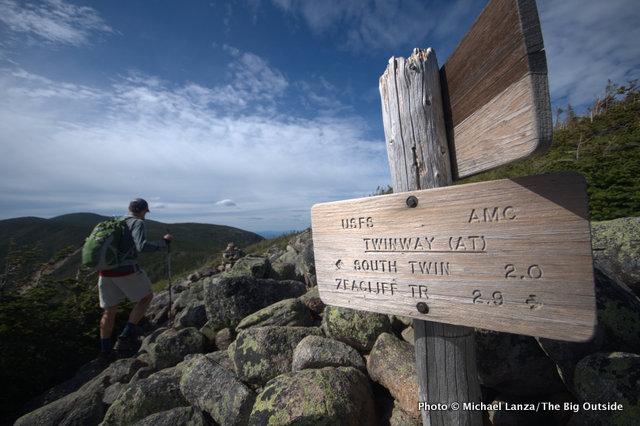 On the Twinway headed toward Galehead Hut.