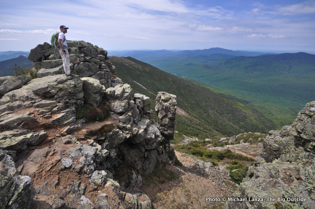 Mark Fenton on Franconia Ridge, White Mountains, N.H.
