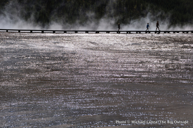 Grand Prismatic Geyser, Yellowstone National Park.