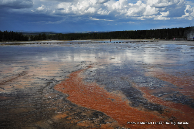 Grand Prismatic Geyser, Yellowstone National Park.