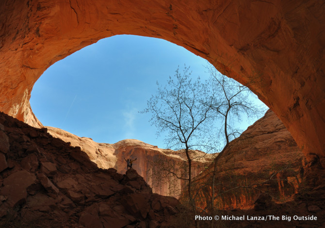 Jacob Hamblin Arch, Coyote Gulch, Grand Staircase-Escalante National Monument, Utah.