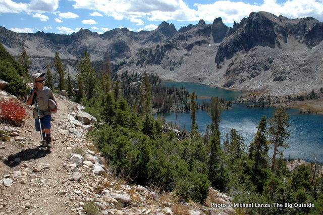 Above Twin Lakes, Sawtooth Mountains, Idaho