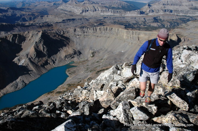 Hiking the South Teton.