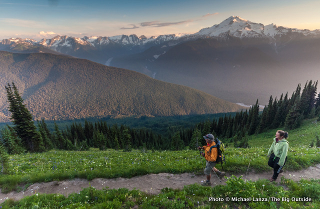 Trail 785 to Image Lake, Glacier Peak Wilderness, Washington.